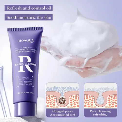 Limpiador Antiarrugas Con Retinol Ymz Para Una Piel Suave