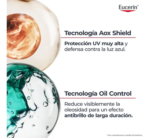 Protector Solar Eucerin Toque Seco Crema-gel Fps50 X 50 Ml