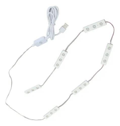 Espejo De Maquillaje Led, Tira De Luz, Apta Para Ojos, 6 Fil