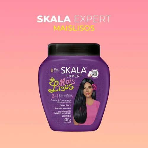 Mascara Crema Skala Cabello Mais Lisos 1000 Gr Vegana X 2 U