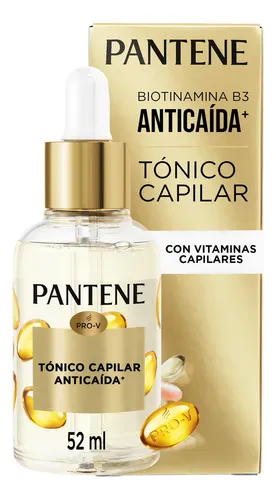 Tónico Capilar Anticaída+ Pantene Biotinamina B3, cabello saludable desde la raíz 52 ml