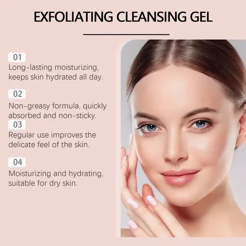 Ad Gel Exfoliante Purificante, Limpiador Exfoliante Facial,