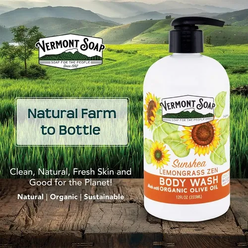 Gel De Baño Vermont Soap Aroma Zen De Hierba Luisa 355 Ml Pa