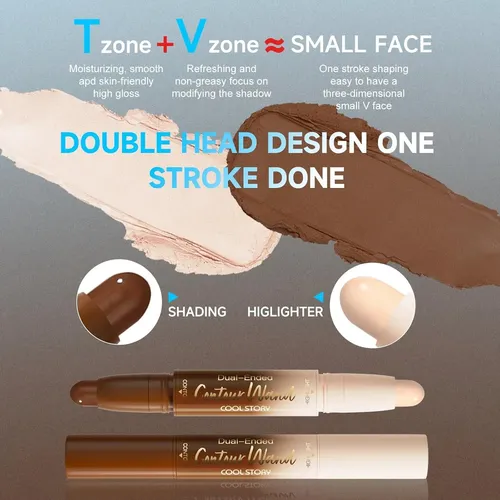 Contorno E Iluminador En Crema Dual Cool Story 4.75