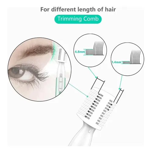 Depiladora Eléctrica Precisión Mujer Facial Sin Dolor