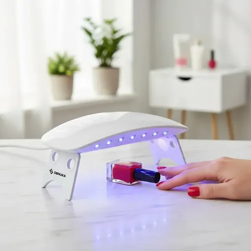 Cabina Para Uñas Dehuka Led/uv Mini, Compacta Y Portátil, Secado Rápido