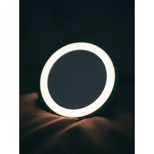 Espejo Aro De Luz Led Portatil De Cartera Maquillaje
