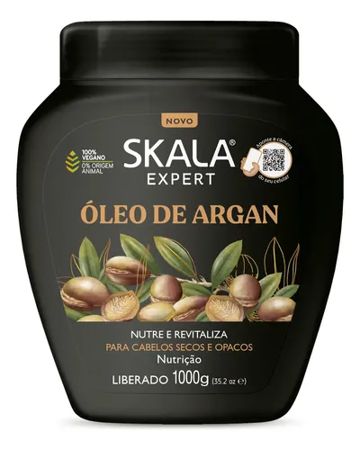 Crema Para Cabello Skala Brillo Increíble Aceite De Argán 1 Kg