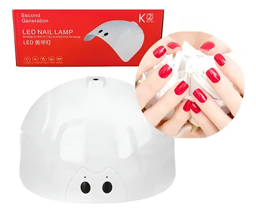 Cabina De Uñas Con Sensor 8 Luz Led Uv K2 Para Secado