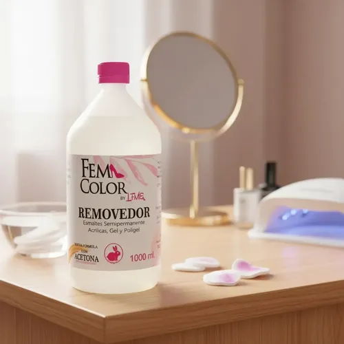 Removedor De Esmalte Uv Uñas Acrilicas 1l Anmat Femcolor