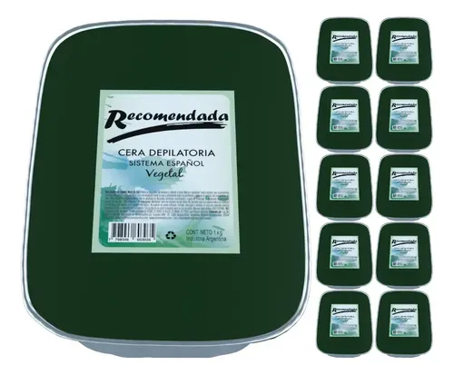 Cera Depilatoria Recomendada Sistema Español 1kg Pack X 12