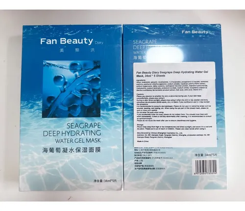 Mascarilla Facial De Agua De Hidratación Profunda Fan Beauty