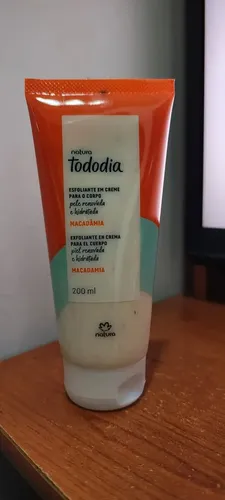 Exfoliante En Crema Para Cuerpo Macadamia Tododia Natura