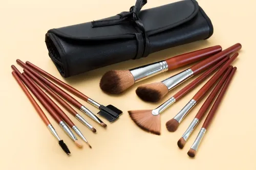 Set De Brochas Y Pinceles Para Maquillaje X 12 P1850