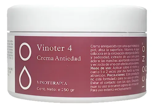 Crema Antiedad Vinoter 4 Hidratante Vinoterapia X250 Icono