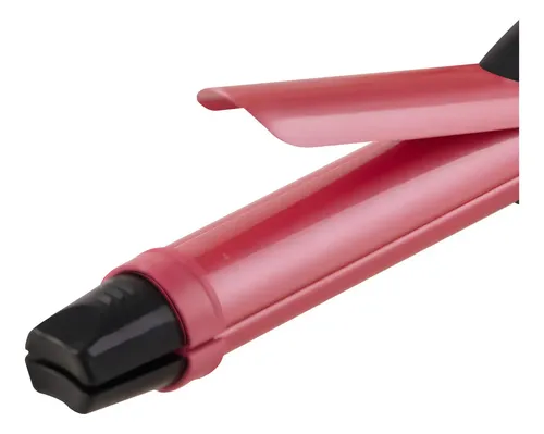 Planchita Y Buclera 2 En 1 Rosa Kanji Cable Giratorio