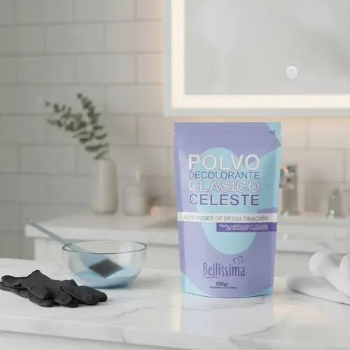 Bellissima Polvo Decolorante Clasico Celeste X 700 Gr