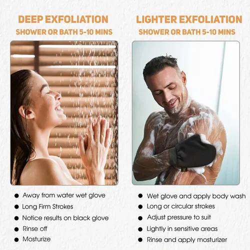 Guante Exfoliante Corporal Autobronceador Y Tratamiento Vell