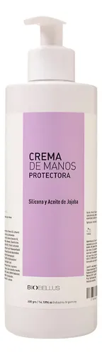 Crema De Manos Biobellus Silicona Y Aceite Jojoba 400ml