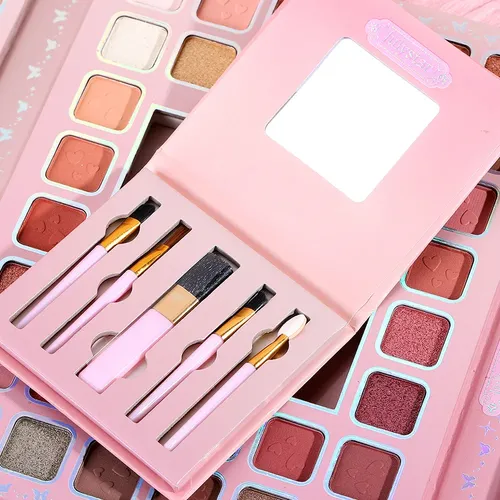 Paleta De Maquillaje 54 Colores, Sombras, Rubor E Iluminador