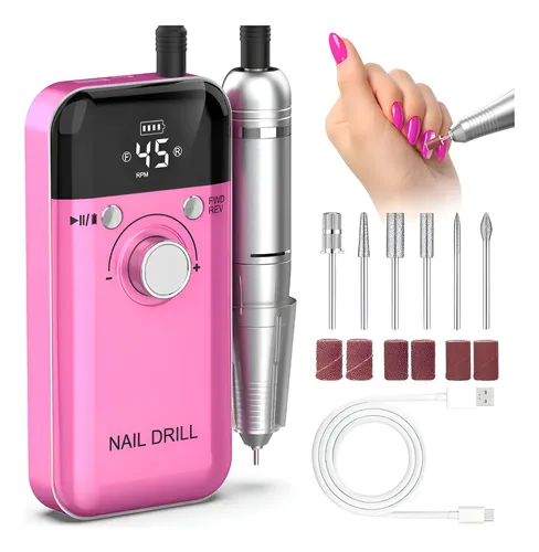 Torno Uñas Profesional Portátil Recargable Manicura V6