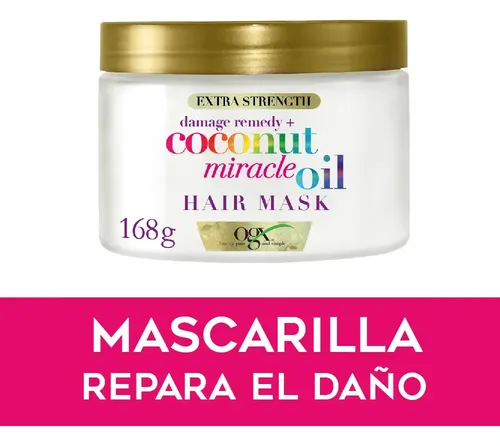 Máscara Capilar Ogx Coconut Miracle Oil Extra Strength x168g