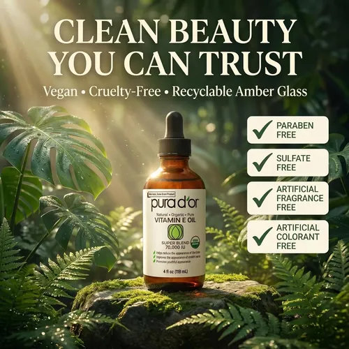 Pura D’or Aceite Vitamina E Organico 70.000 Ui 118ml