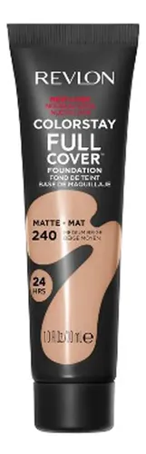 Base De Maquillaje Revlon Colorstay Full Cover Matte Tono Medium Beige 240