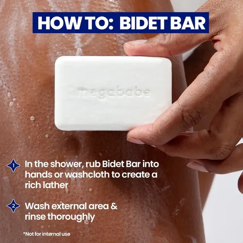 Barra De Limpieza Íntima Megababe Bidet 127g