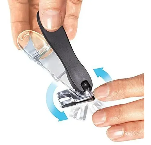 Cortauñas Glossyend Ez Grip 360º Giratorio De Acero Inoxidab