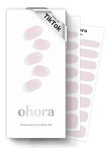 Tiras De Gel Semipermanente Rosa Natural Con Kit Completo