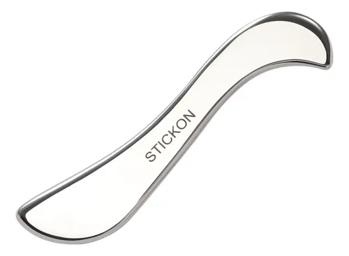 Masajeador Stickon 2 En 1 De Acero Inoxidable  Set Gua Sha