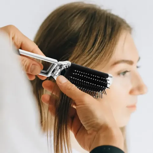 2 Mini Cepillo De Cabello Plegable For Llevar En El Bolso