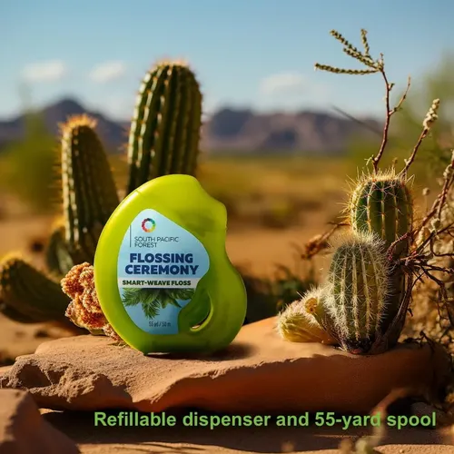 Hilo Dental Natural Vegano Eucalipto Y Manuka X2