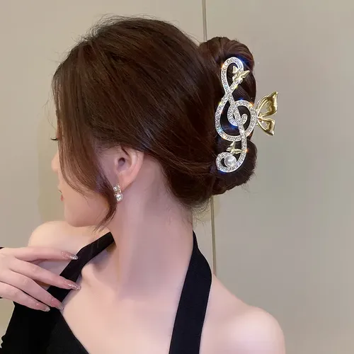 Pinza Para Pelo Con Pedrería Trendy