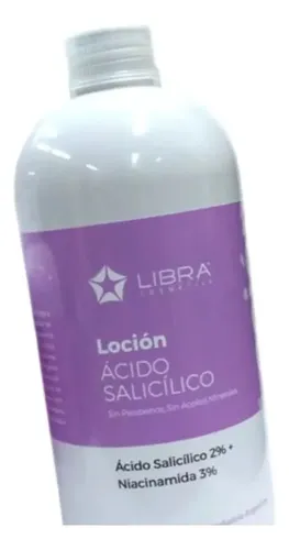 Locion Acido Salicillico 2% Niacinamida 3% X500ml Libra Loc