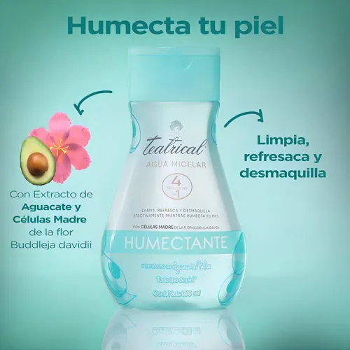 Agua Micelar Teatrical Humectante 600 Ml