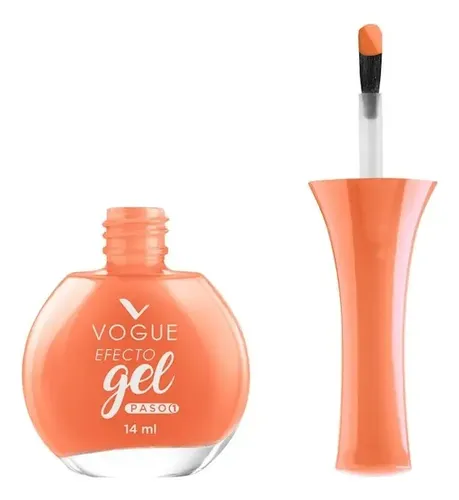 Esmalte Vogue Efecto Gel Mate para Uñas Naranja Latin Flow Fest 14 mL