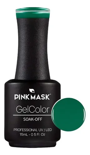 Esmalte Para Uñas En Gel Semipermanente Pink Mask Verde