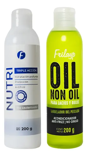 Frilayp Crema Peinar Nutri Triple Accion+non Oil Modelador