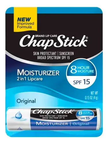 Protector Chap Stick Bálsamo Labial Sabor Original 4g Importado USA