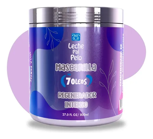 Mascarilla Reparadora Para El Cabello Leche Pal Pelo 7 Oleos
