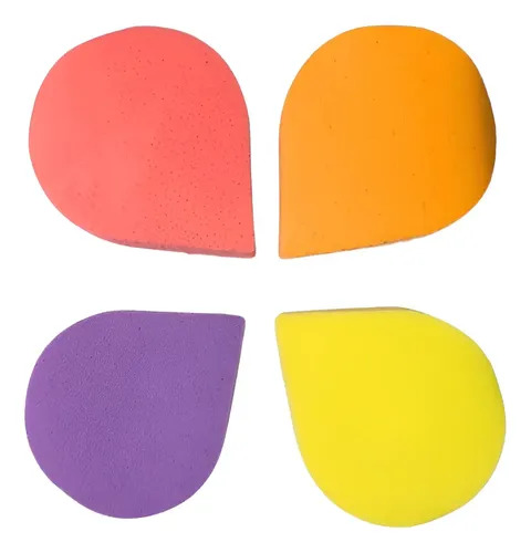 Esponjas Difuminadoras Maquillaje Surtidas 4 Unid X12 Packs