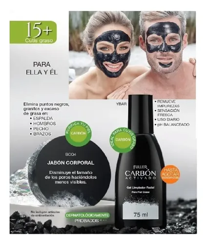Jabon Corporal Carbon Activado En Barra 90g Beautyware®