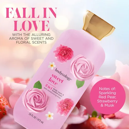 Gel De Ducha Y Baño De Espuma Bodycology Sweet Love 473 Ml