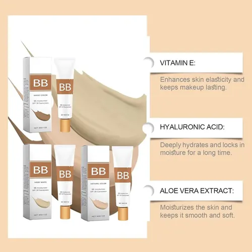 Crema Hidratante Con Color Bb Cream Con Spf 30 De Amplio