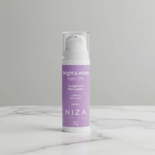 Contorno De Ojos Blanqueador Niza Bright & White Eyes 5% 15g Todo Tipo De Piel Día/noche