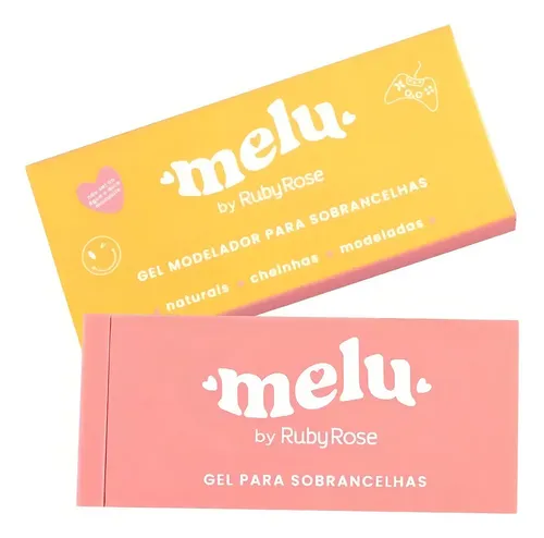 Gel moldeador incoloro para cejas con pincel Melu