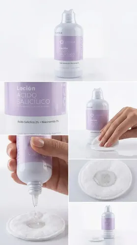 Locion Libra Salicilico 2% 500ml Limpieza Puntos Negros Acne Grasa Día/noche
