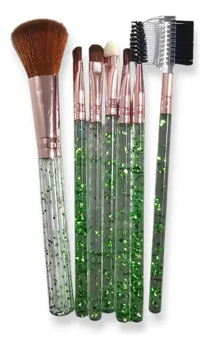 Set Brochas X6 Mayorista Pinceles 7 Piezas Maquillaje